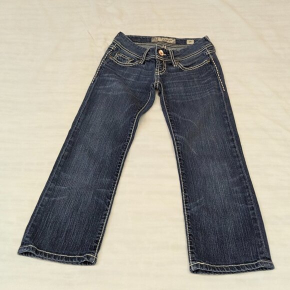 BKE Starlite Size 24 Cropped Jeans - Picture 1 of 12